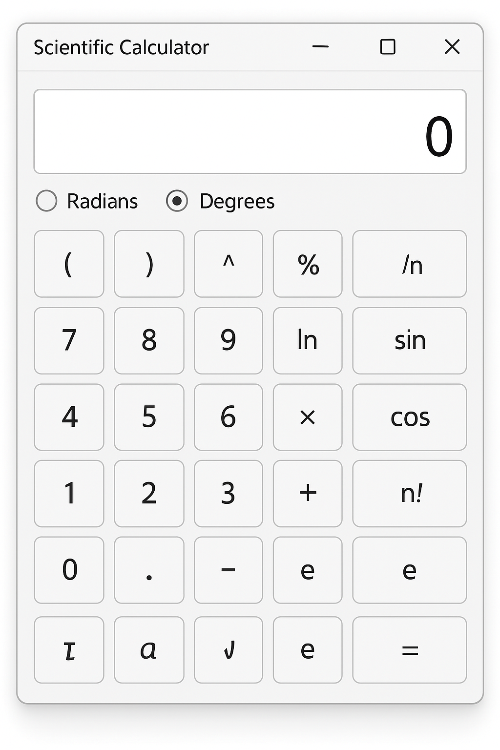 Scientific Calculator Project Showcase Scientific Calculator Project Showcase