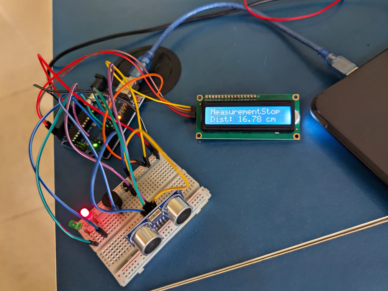 Smart Digital Ruler Using Arduino UNO - Project Showcase