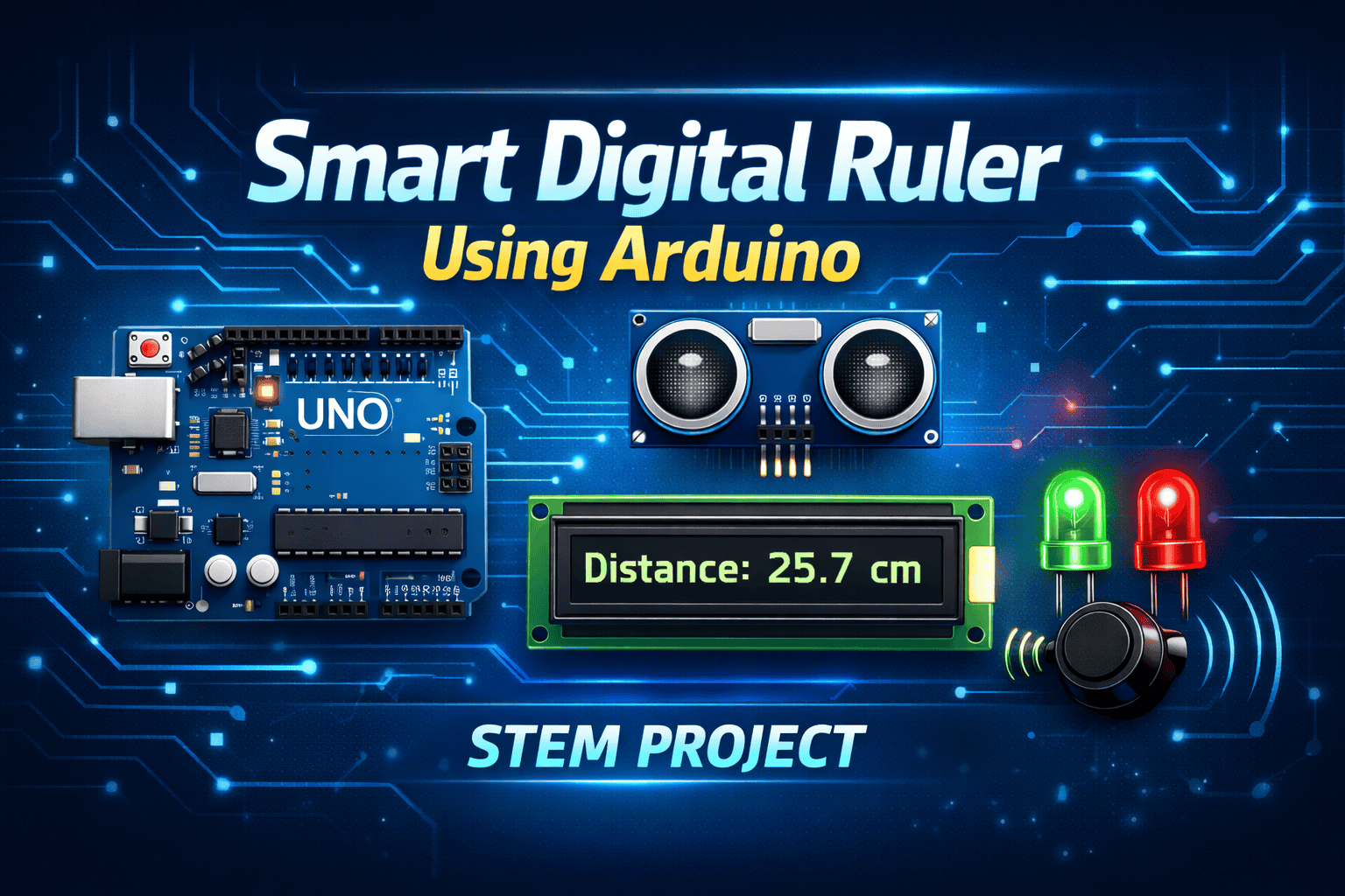 Smart Digital Ruler Using Arduino UNO